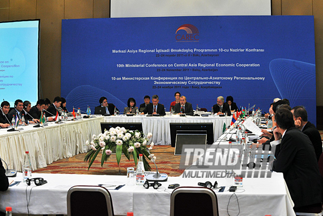 Baku hosts high-level meeting within CAREC. Baku, Azerbaijan, Nov.22, 2011 