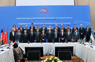 X jubilee Ministerial Conference of the Central Asian Economic Cooperation Programme. Baku, Azerbaijan, Nov.23, 2011