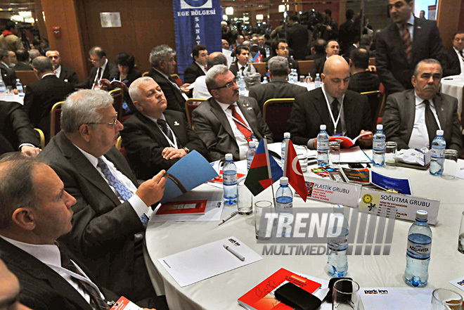 The Azerbaijani-Turkish business forum. Baku, Azerbaijan, Nov.28, 2011