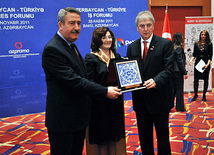 The Azerbaijani-Turkish business forum. Baku, Azerbaijan, Nov.28, 2011