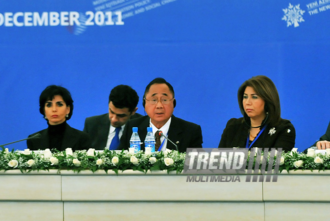 Int’l conference ‘Modernization policy: new economic and social challenges’. Baku, Azerbaijan, Dec.21, 2011