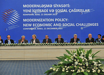 Int’l conference ‘Modernization policy: new economic and social challenges’. Baku, Azerbaijan, Dec.21, 2011