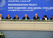 Int’l conference ‘Modernization policy: new economic and social challenges’. Baku, Azerbaijan, Dec.21, 2011