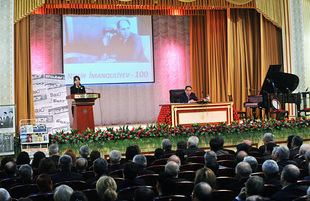 Scientific conference on 100th anniversary of classic of our national press Nasir Imanguliyev. Baku, Azerbaijan, Dec.22, 2011