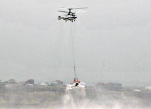 There were two pilots in the aircraft, who survived. Baku, Azerbaijan, Dec.23, 2011 