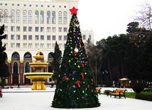 On the New Year Eve. Baku, Azerbaijan, Dec.26, 2011 