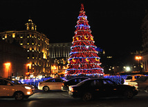 On the New Year Eve. Baku, Azerbaijan, Dec.26, 2011 