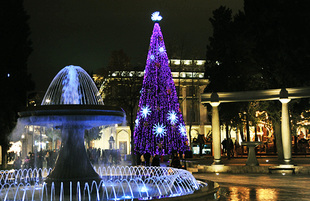 On the New Year Eve. Baku, Azerbaijan, Dec.26, 2011 