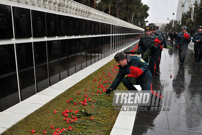 Azerbaijan commemorates 22nd anniversary of 20th January tragedy. Baku, Azerbaijan, Jan.20, 2012 