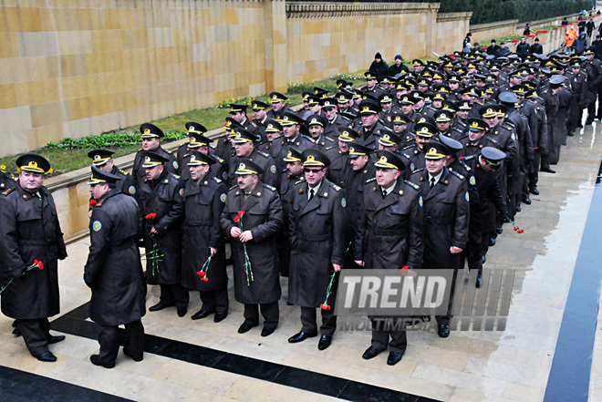 Azerbaijan commemorates 22nd anniversary of 20th January tragedy. Baku, Azerbaijan, Jan.20, 2012 