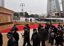 Azerbaijan commemorates 22nd anniversary of 20th January tragedy. Baku, Azerbaijan, Jan.20, 2012 