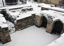 Bakının qar mənzərələri. Azərbaycan, 28 yanvar 2012