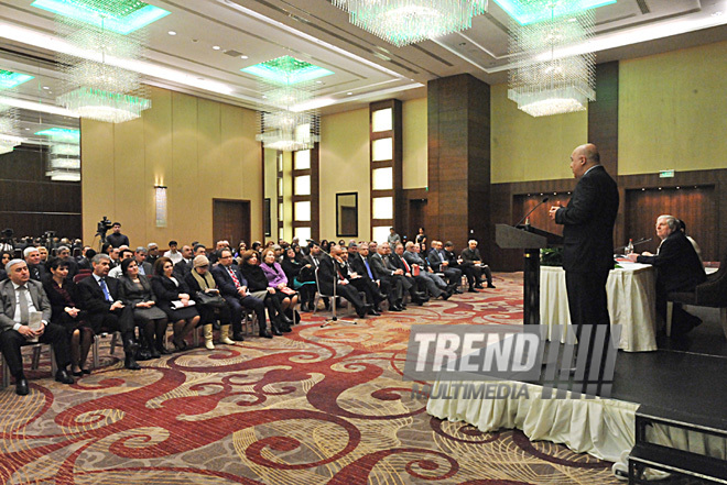 Presentation of the books by famous Russian writer and historian, publicist Rudolf Ivanov "Azerbaijani true story, Russian advent and Persian motives" and "Kelbeli Khan Nakhchivanski” His age and heritage". Baku, Azerbaijan, Jan.31, 2012