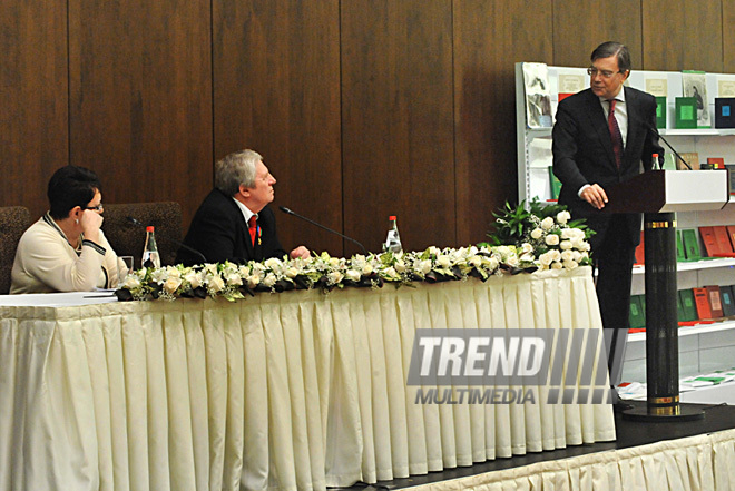 Presentation of the books by famous Russian writer and historian, publicist Rudolf Ivanov "Azerbaijani true story, Russian advent and Persian motives" and "Kelbeli Khan Nakhchivanski” His age and heritage". Baku, Azerbaijan, Jan.31, 2012