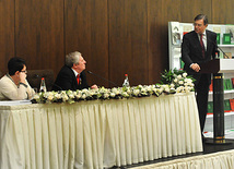 Russian Ambassador to Azerbaijan Vladimir Dorokhin on presentation of the books by famous Russian writer and historian, publicist Rudolf Ivanov. Baku, Azerbaijan, Jan.31, 2012