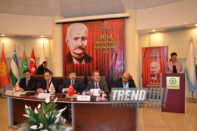 "Akhundzadeh's year" official opening ceremony within TURKSOY. Ankara, Turkey. 2012