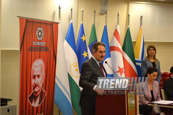 "Akhundzadeh's year" official opening ceremony within TURKSOY. Ankara, Turkey. 2012