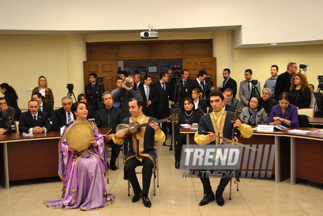 "Akhundzadeh's year" official opening ceremony within TURKSOY. Ankara, Turkey. 2012