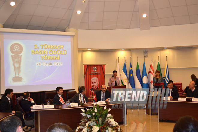 "Akhundzadeh's year" official opening ceremony within TURKSOY. Ankara, Turkey. 2012