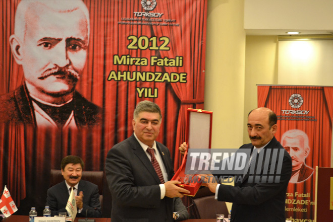 "Akhundzadeh's year" official opening ceremony within TURKSOY. Ankara, Turkey. 2012