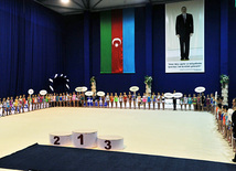 The 19th Open Baku Rhythmic Gymnastics Championship. Baku, Azerbaijan, Feb.03, 2012