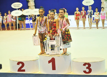 The 19th Open Baku Rhythmic Gymnastics Championship. Baku, Azerbaijan, Feb.03, 2012