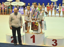 The 19th Open Baku Rhythmic Gymnastics Championship. Baku, Azerbaijan, Feb.03, 2012