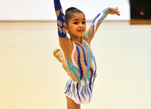 The 19th Open Baku Rhythmic Gymnastics Championship. Baku, Azerbaijan, Feb.03, 2012