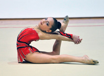 The 19th Open Baku Rhythmic Gymnastics Championship. Baku, Azerbaijan, Feb.03, 2012