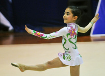 The 19th Open Baku Rhythmic Gymnastics Championship. Baku, Azerbaijan, Feb.03, 2012