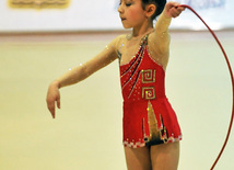 The 19th Open Baku Rhythmic Gymnastics Championship. Baku, Azerbaijan, Feb.03, 2012