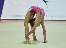 The 19th Open Baku Rhythmic Gymnastics Championship. Baku, Azerbaijan, Feb.03, 2012