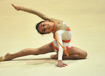 The 19th Open Baku Rhythmic Gymnastics Championship. Baku, Azerbaijan, Feb.03, 2012