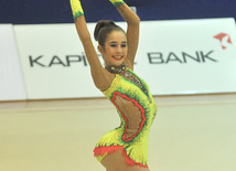 The 19th Open Baku Rhythmic Gymnastics Championship. The Second day. Baku, Azerbaijan, Feb.04, 2012