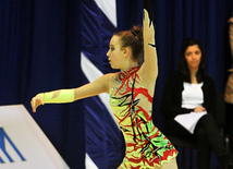 The 19th Open Baku Rhythmic Gymnastics Championship. The Second day. Baku, Azerbaijan, Feb.04, 2012