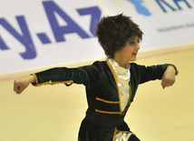 The 19th Open Baku Rhythmic Gymnastics Championship. The Second day. Baku, Azerbaijan, Feb.04, 2012