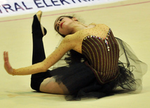 The 19th Open Baku Rhythmic Gymnastics Championship. The Second day. Baku, Azerbaijan, Feb.04, 2012