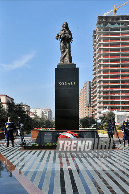 Nationwide march on 20th anniversary of Khojaly genocide held in Baku. Azerbaijan, Feb.26, 2012