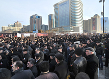 Nationwide march on 20th anniversary of Khojaly genocide held in Baku. Azerbaijan, Feb.26, 2012