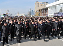 Nationwide march on 20th anniversary of Khojaly genocide held in Baku. Azerbaijan, Feb.26, 2012