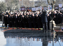 Nationwide march on 20th anniversary of Khojaly genocide held in Baku. Azerbaijan, Feb.26, 2012