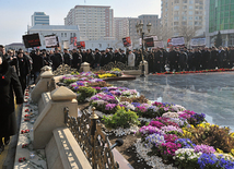 Nationwide march on 20th anniversary of Khojaly genocide held in Baku. Azerbaijan, Feb.26, 2012