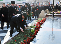 Nationwide march on 20th anniversary of Khojaly genocide held in Baku. Azerbaijan, Feb.26, 2012