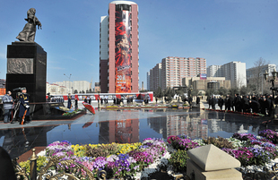 Nationwide march on 20th anniversary of Khojaly genocide held in Baku. Azerbaijan, Feb.26, 2012