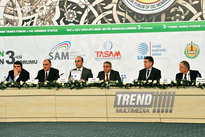 Baku hosts third forum of the OIC member countries' ‘Think Tanks’. Azerbaijan, Marc 02, 2012