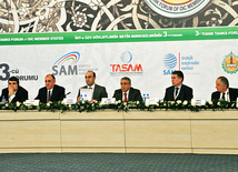 The Third Forum of the OIC member countries' 'Think Tanks' on the topic of "Changes and transformations in the countries of the Organisation of Islamic Cooperation". Baku, Azerbaijan, Marc 02, 2012