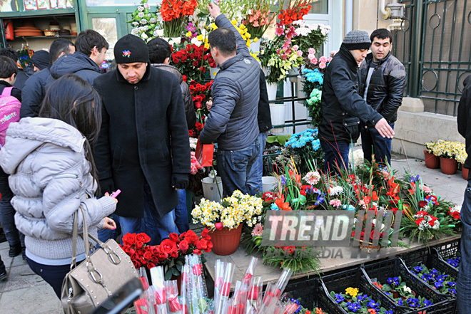 On occasion of the March 8, Baku, Azerbaijan, March 8, 2012