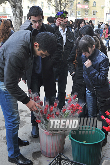 On occasion of the March 8, Baku, Azerbaijan, March 8, 2012