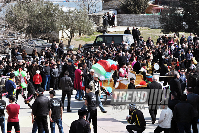 Baku begins Novruz celebrations. Azerbaijan, March 13, 2012 