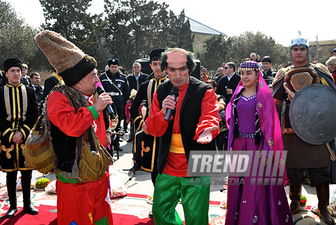 Baku begins Novruz celebrations. Azerbaijan, March 13, 2012 